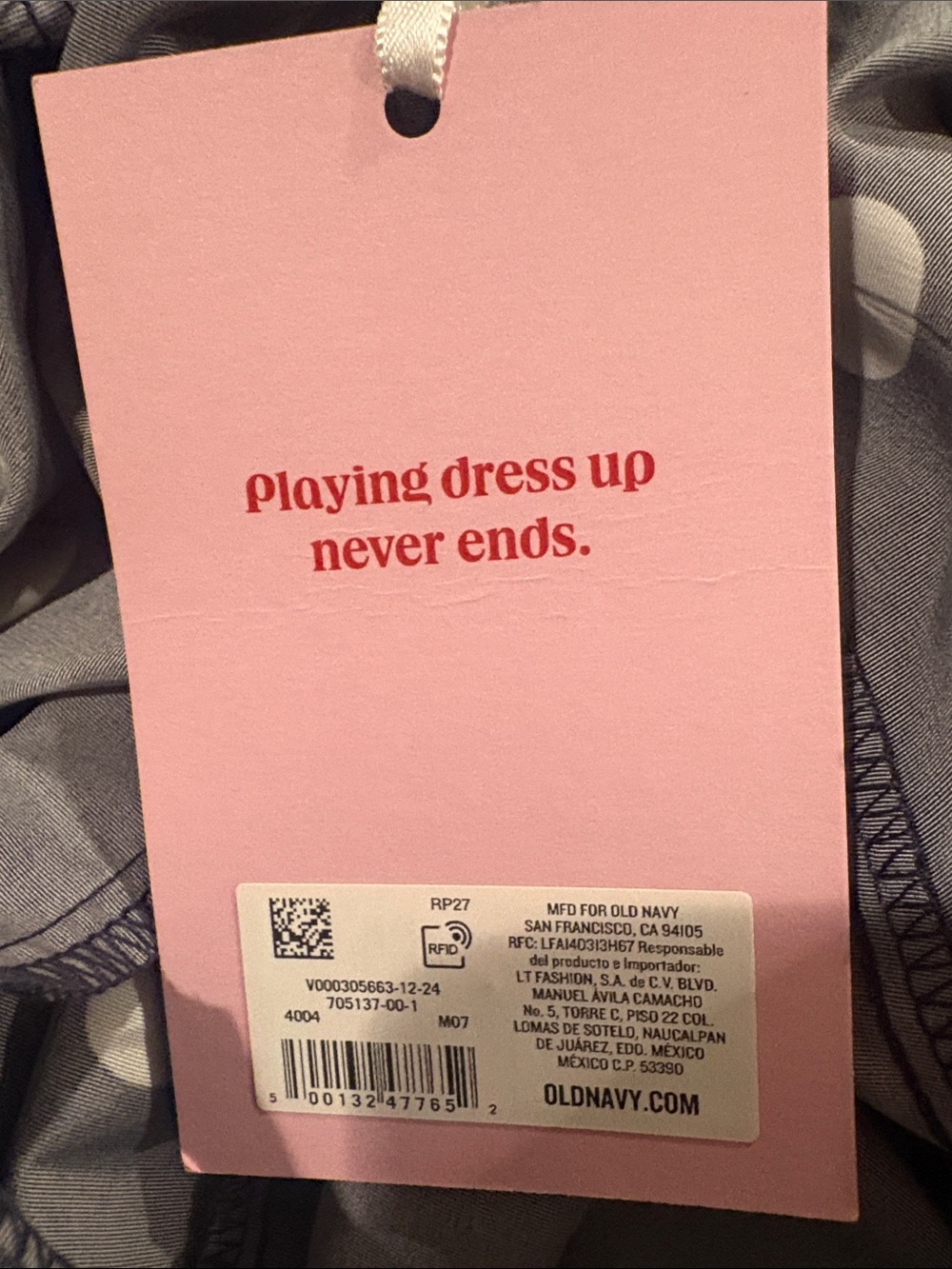 NWT The Occasion by Old Navy Blue & White Polka Dot Taffeta Maxi Skirt MP - Picture 6 of 9